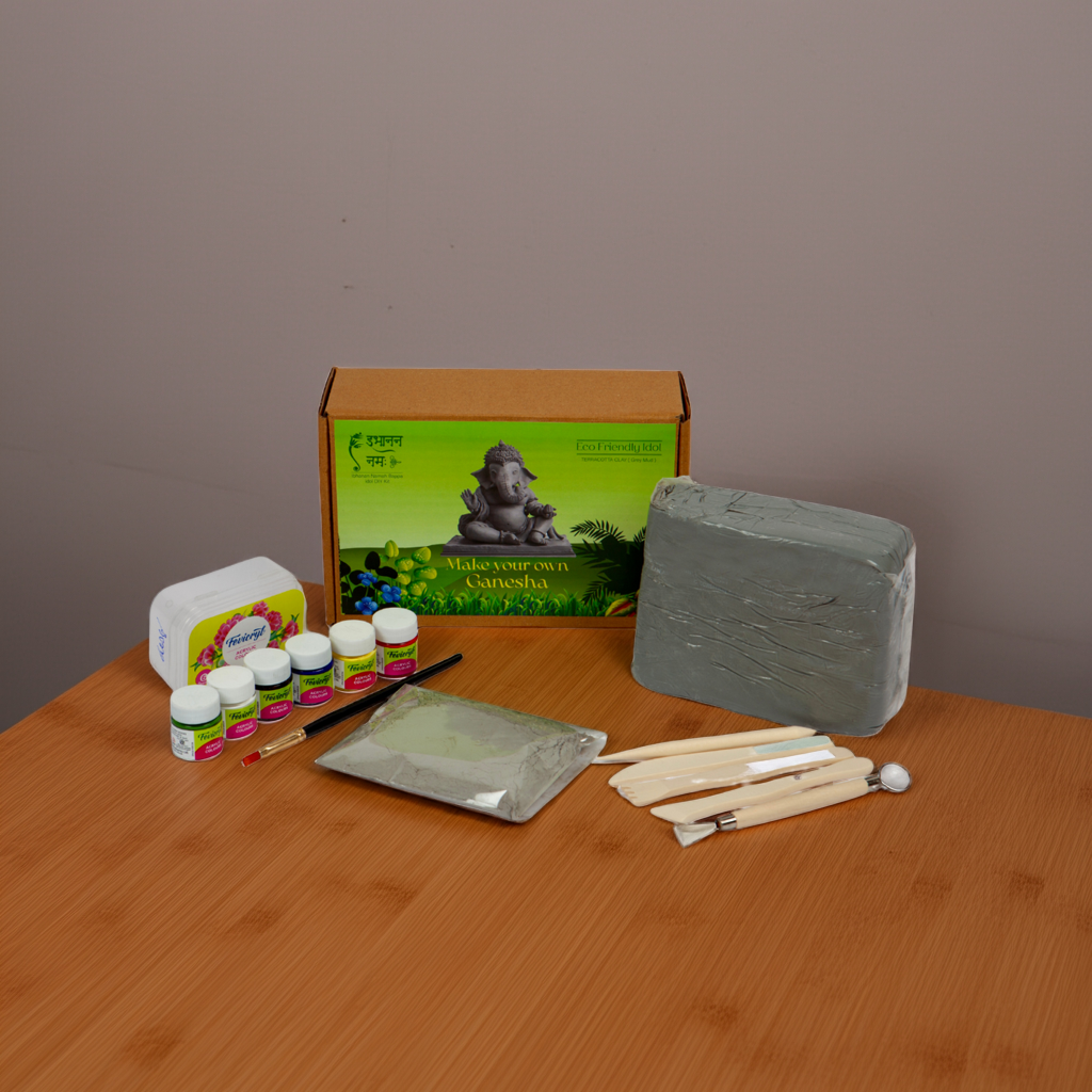 DIY Ganpati Making KIT Organic Eco-Friendly Premium Soil.