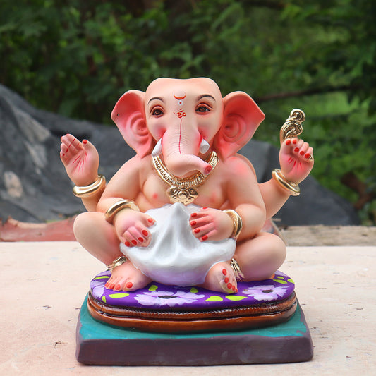 Ganpati Murti White ( 12 inch )