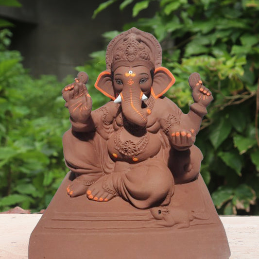 Ganpati Murti Brown ( 12 inch )