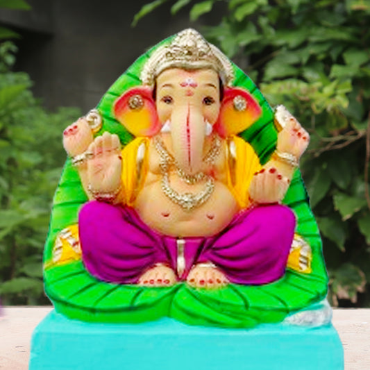 Ganpati Murti Yellow ( 15 inch )